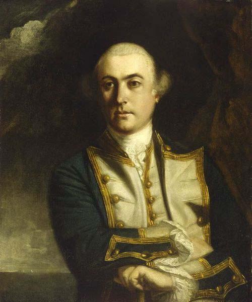 Sir Joshua Reynolds Captain the Honourable John Byron oil painting image